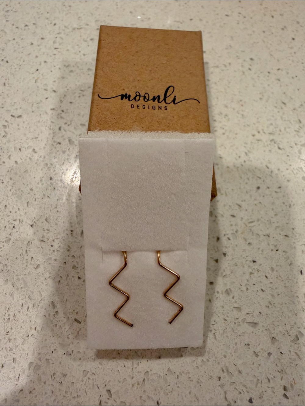 Moonli Designs Zigzag Wire Ear Climber